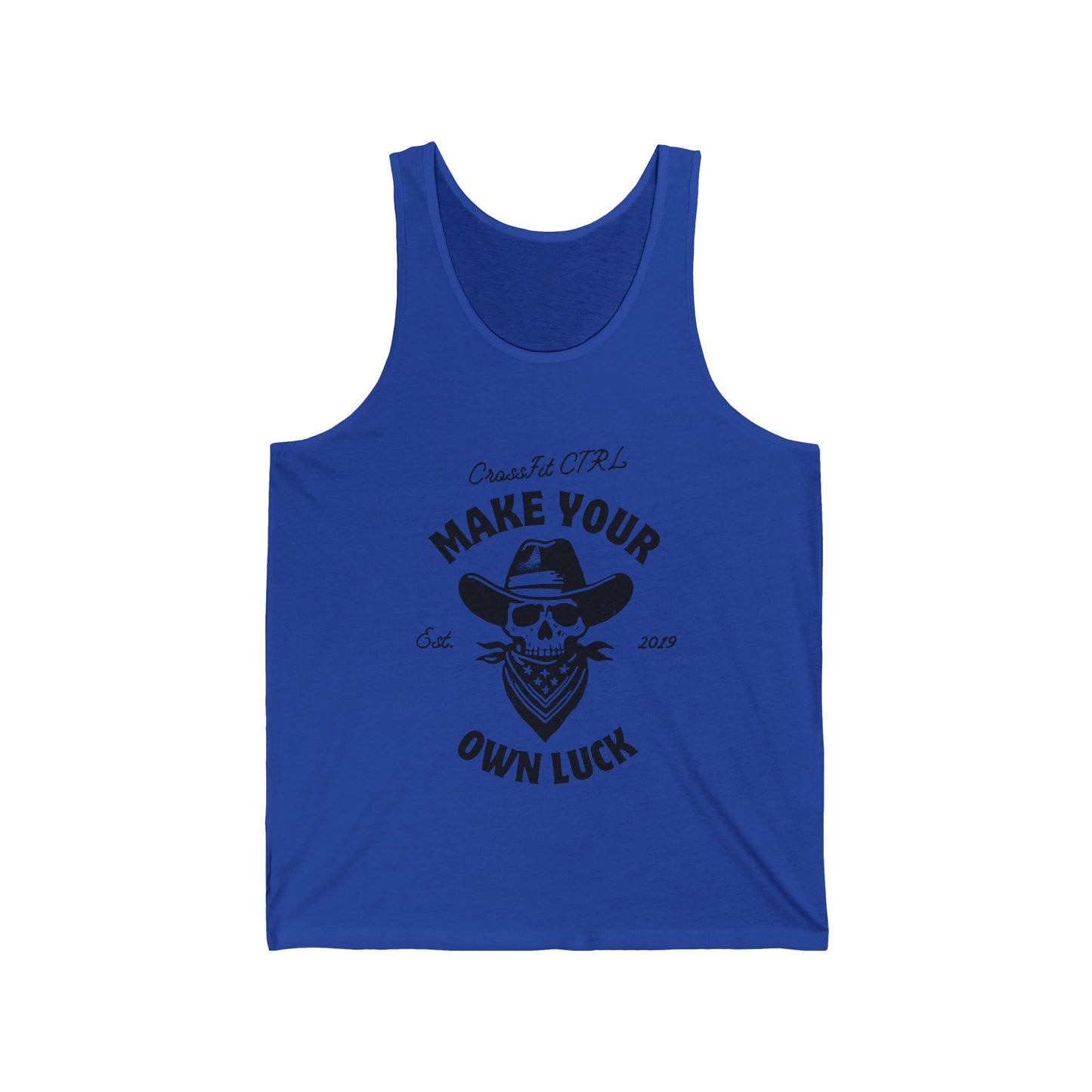 Make Your Own Luck Unisex Tank - Black Logo