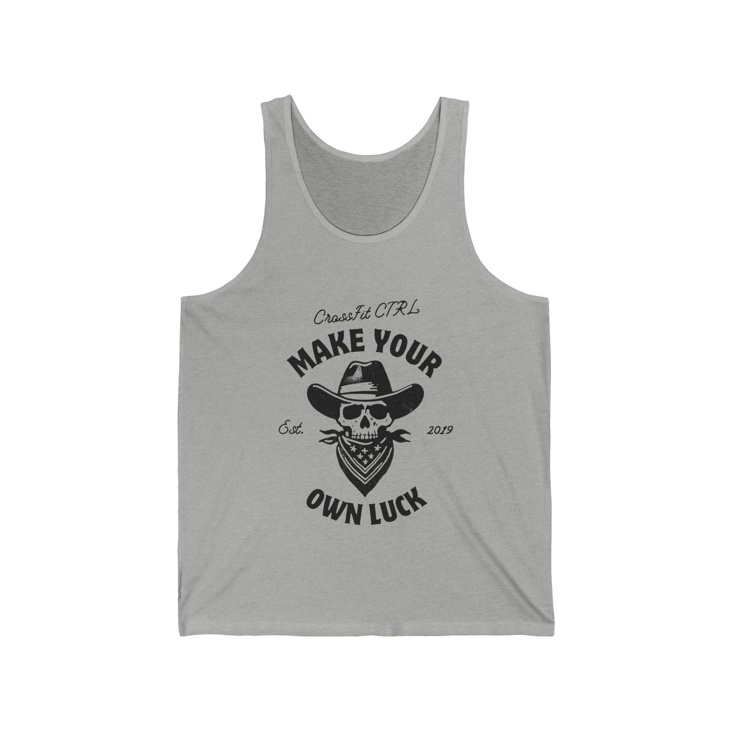 Make Your Own Luck Unisex Tank - Black Logo