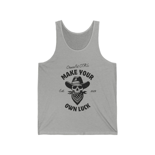 Make Your Own Luck Unisex Tank - Black Logo