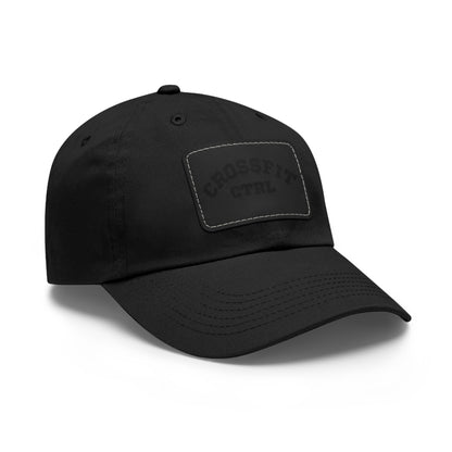 Hat with Leather Patch (Rectangle)