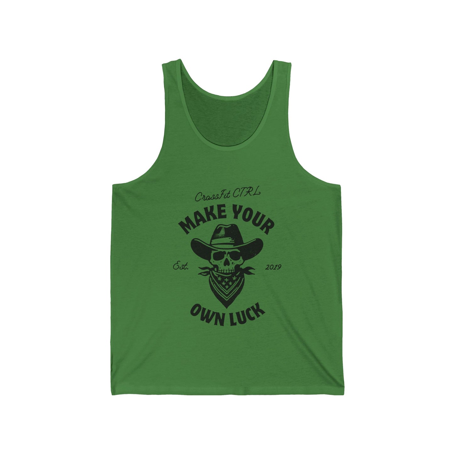 Make Your Own Luck Unisex Tank - Black Logo